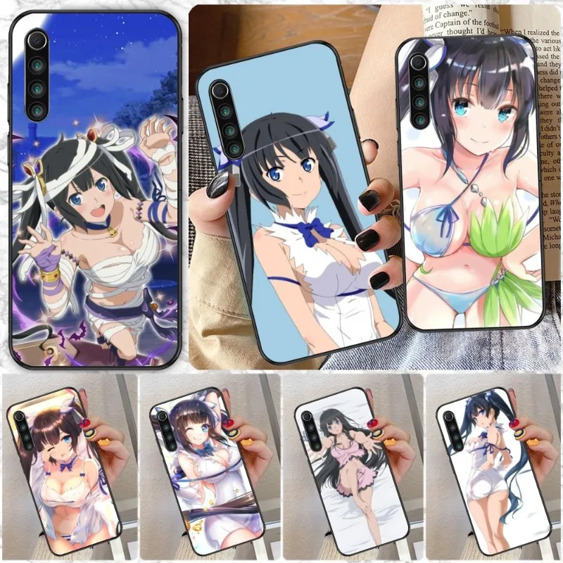 Чехол Danmachi Hestia мобильный телефон для Xiaomi Redmi Note 12 11 10 9T 8 7 Pro 9 9A 9C 8, черный мягкий чехол для телефона Funda
