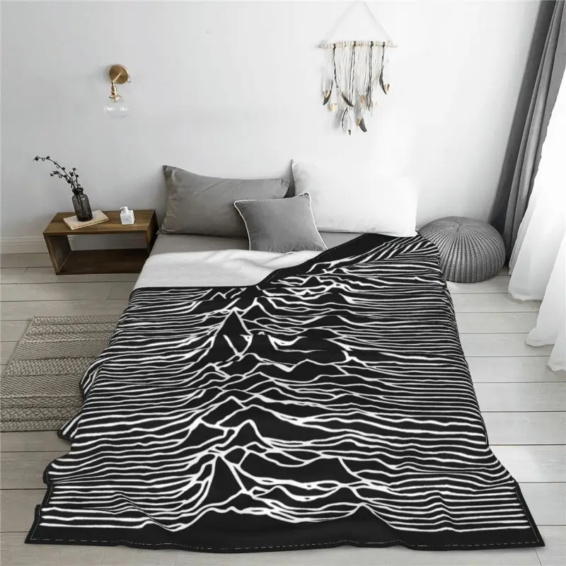 Joy Division Unknown Pleasures 앨범 레코드 커버 담요 벨벳 컴포트 산호 플리스 침구 용품, 가족 경비