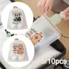 5/10Pcs Transparent Shoes Storage Bags Dust-Proof Moisture-proof Travel Packing Pouch Drawstring Bag Capibara Waterproof Pocket 4