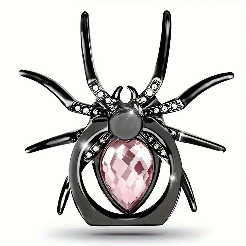 Luxury Diamond Spider Ring Phone Holder – 360° Expanding Grip Stand