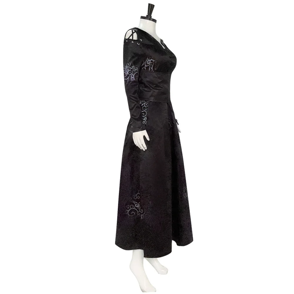 Harry Potter Bellatrix Lestrange Cosplay Costume for Women (Unofficial)