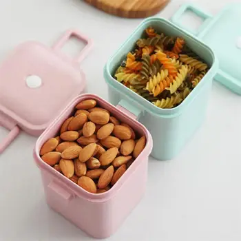 전자 레인지 컵, 올매치 보관, 편리하고 휴대용, 패션 디자인, 하이 퀄리티 소재, 600 ml