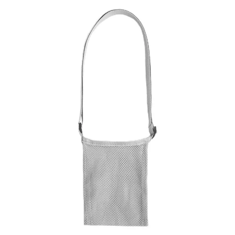 

Water Bottle Carrier Polyester Universal Large Water Cup Carrier Bag Unique Mesh Design Bottle Holder Water Bag For Traveling