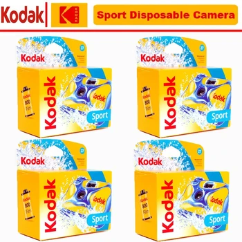 Kodak Camera Telecamera subacquea impermeabile usa e getta 27/39 Foto 1-6 pezzi Telecamera a pellicola Flash manuale Alimentazione HD (data di scadenza2026)