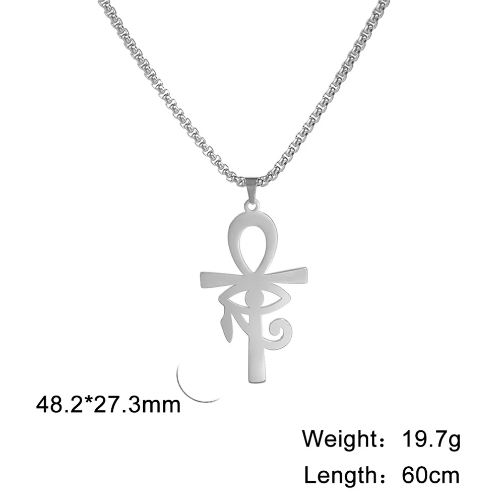 Collana Occhio Di Horus In Argento Sterling 925 – Gioiello Egizio Retrò Con Ciondolo 22 Mm, Regalo Per Donne