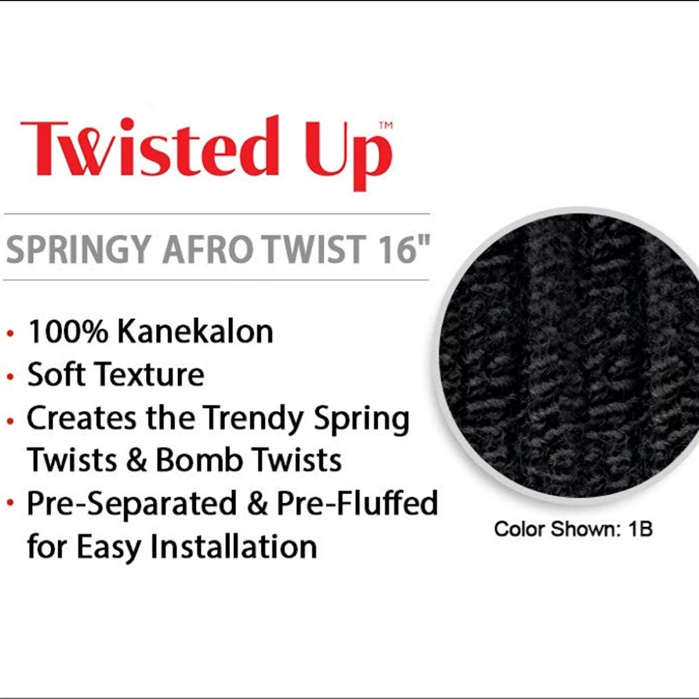 3X Springy Afro Twist Synthetic Braid 16/24inch Short Soft Afro Twist Crochet Braiding Hair Natural Hairstyles For Black Women 4