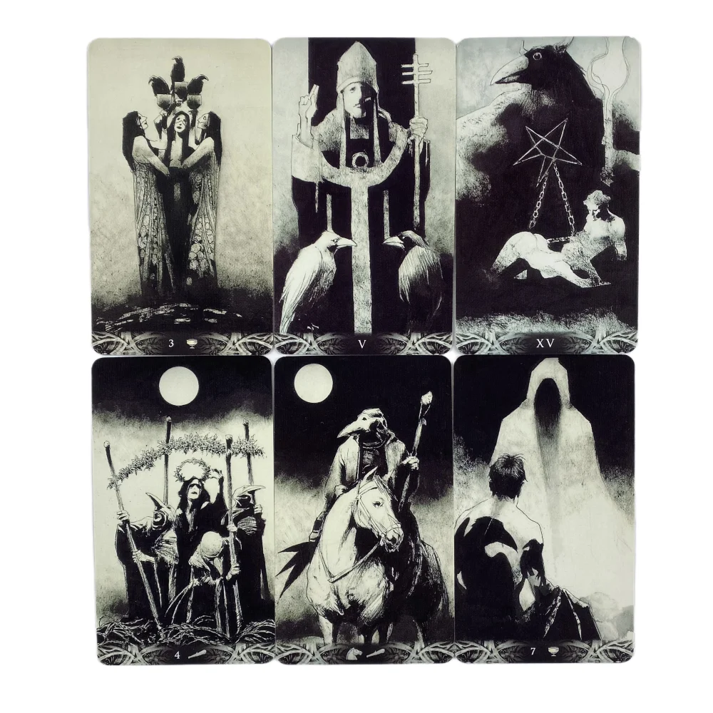 Murder Of Crows Tarot Cards A 78 Deck Oracle English Visions Divination Edition Borad Playing Games 2