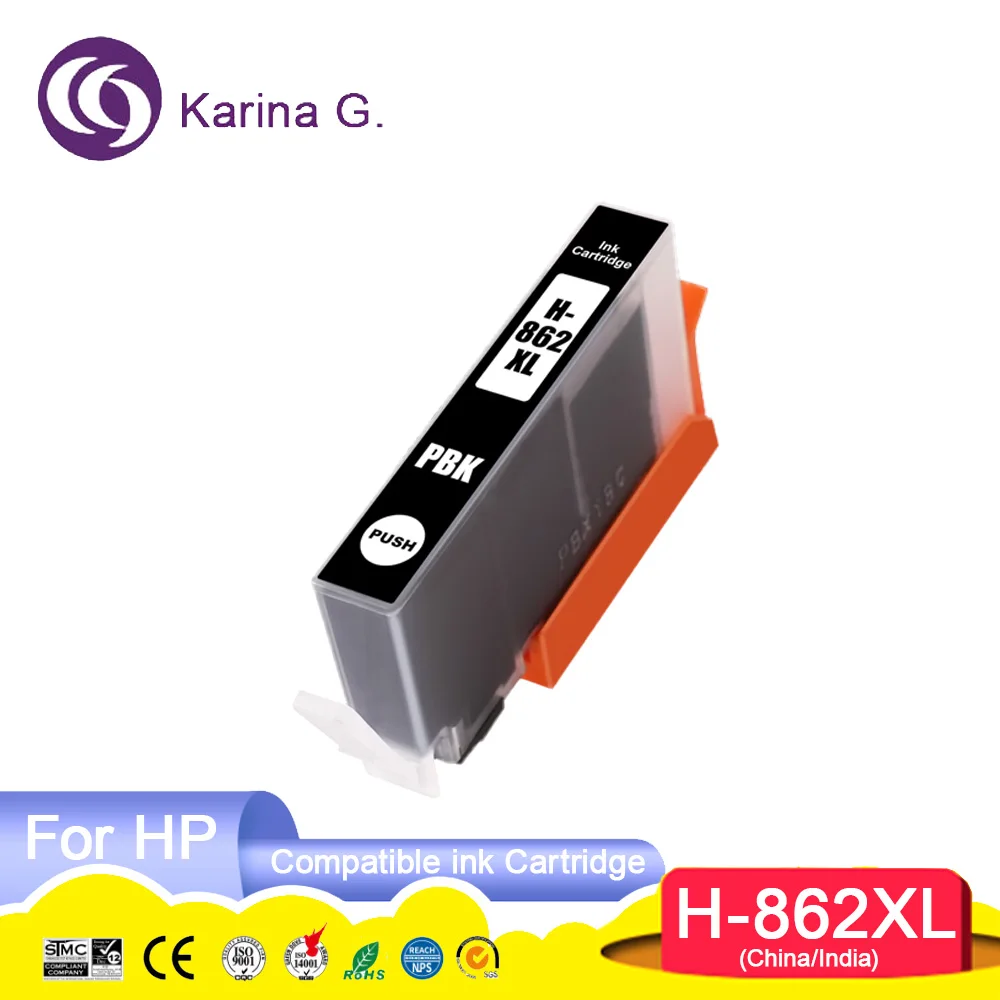 CN 862 XL 862XL Premium Compatible InkJet Ink Cartridge for 862 For 862XL for P