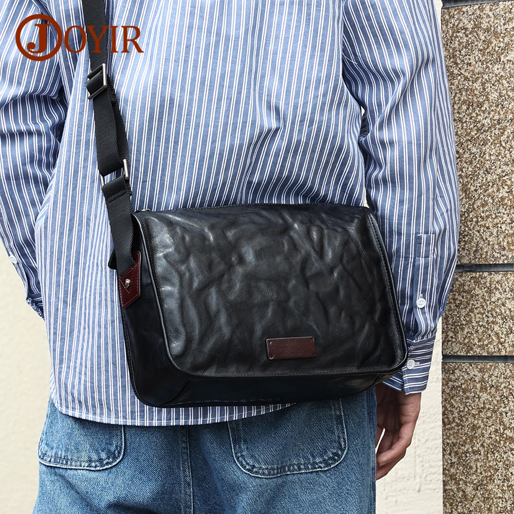 

JOYIR сумка-мессенджер из натуральной кожи Vintange Рабочая деловая сумка-портфель для офиса и путешествий Сумки через плечо для мужчин новинка