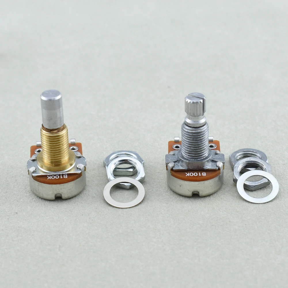 Alpha B50K/B100K Balance Potentiometer(POT) 1 Piece With Center Detent For Electric Bass-KR(Origin) guitar potentiometer