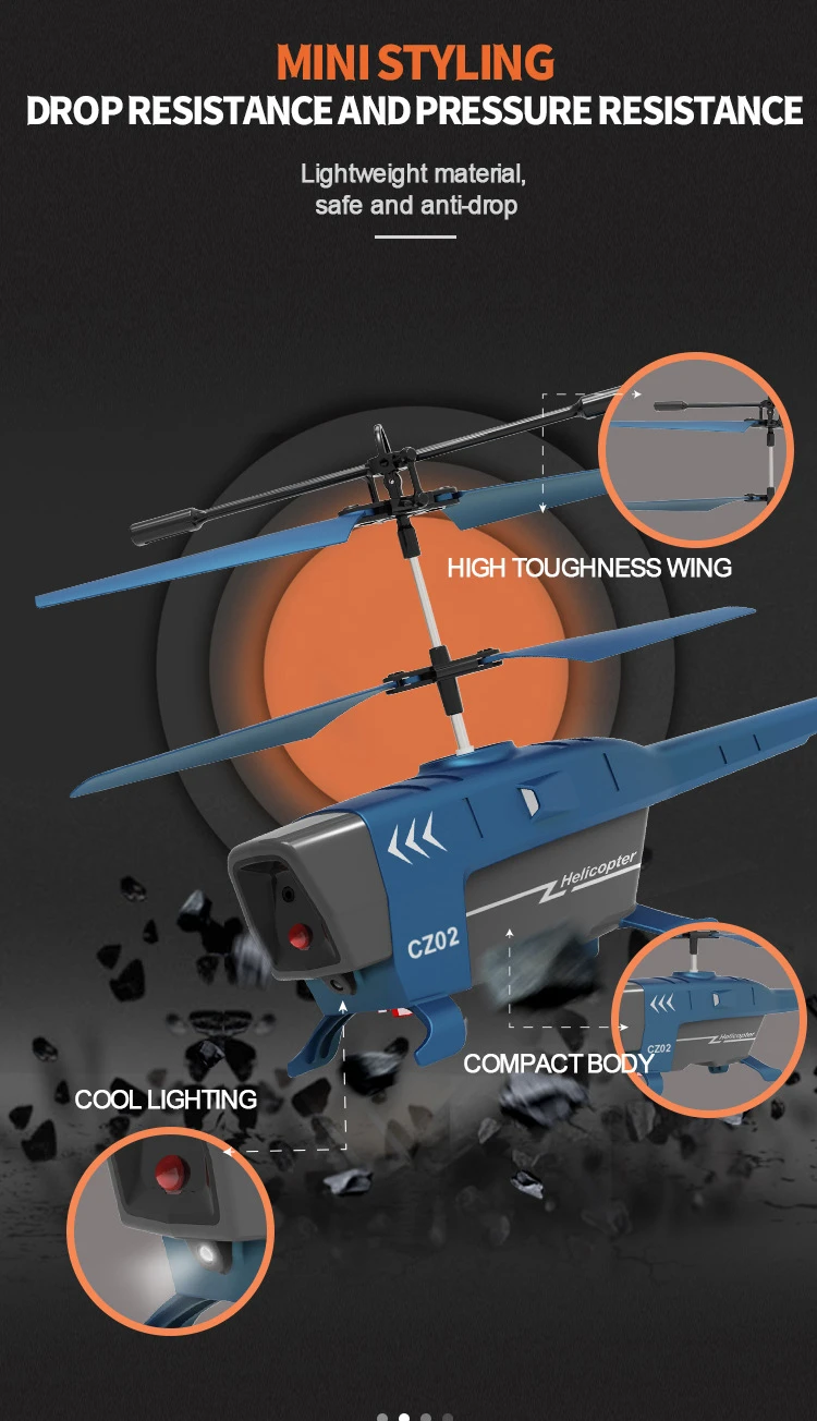 CZ02 Rc Helicopter, CZ02 COMPACT BODY COOL LIGHTING Helicopter, Cz02