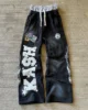 Vibe Style Letter Embroidery Design Pants American Hip-hop Streetwear Straight Sweatpants Men Loose Casual Full Length Trousers 6