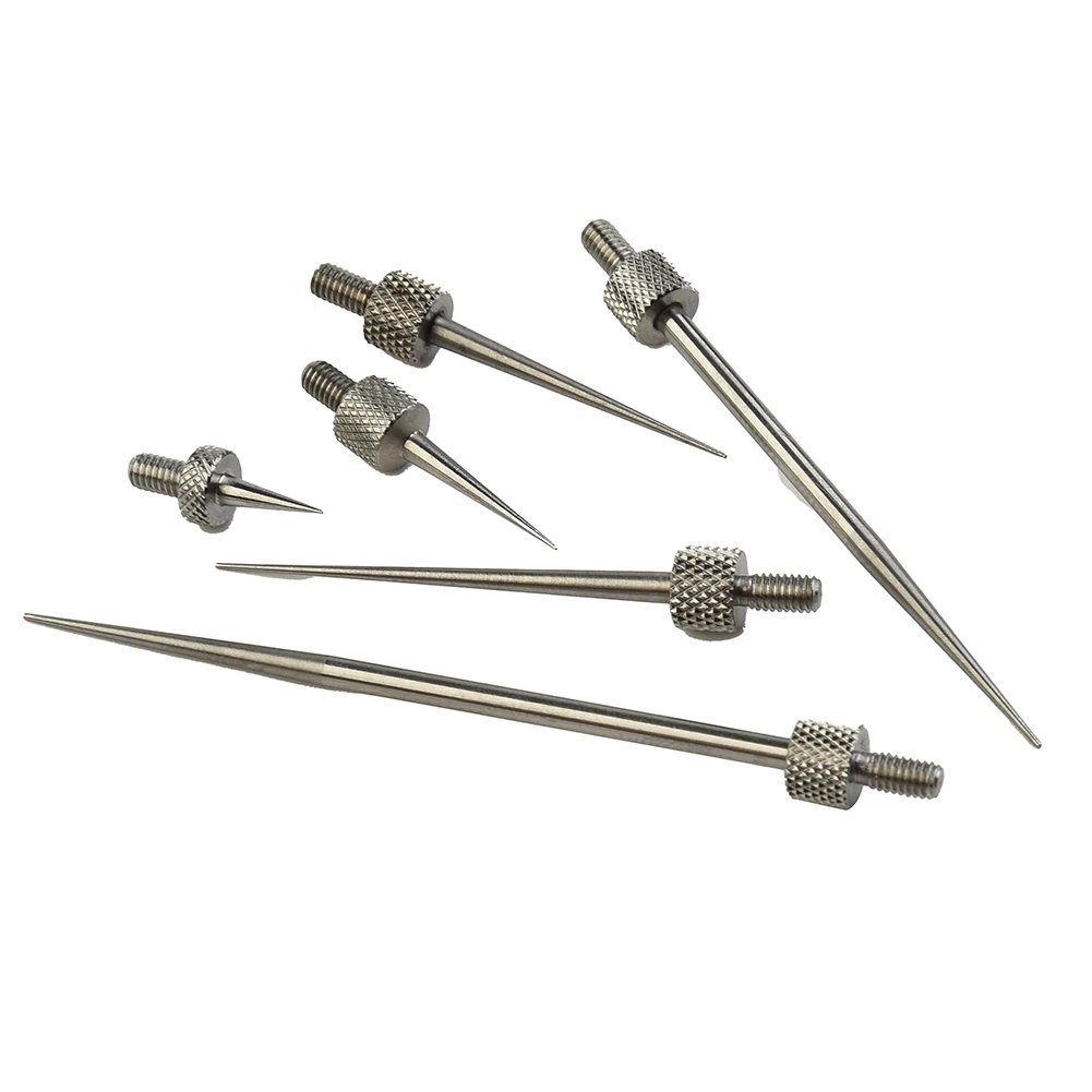 

Цифровой тестовый индикатор, 6 шт., точка контакта, глубина стержня, бытовое измерение, «сделай сам», высокоскоростные стальные инструменты