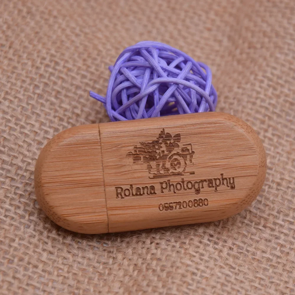 20 개/몫 절묘한 나무 usb memoris 스틱 무료 로고 usb 플래시 드라이브 2.0 16gb 32gb 64gb cle usb 결혼식 날 u 디스크 사진