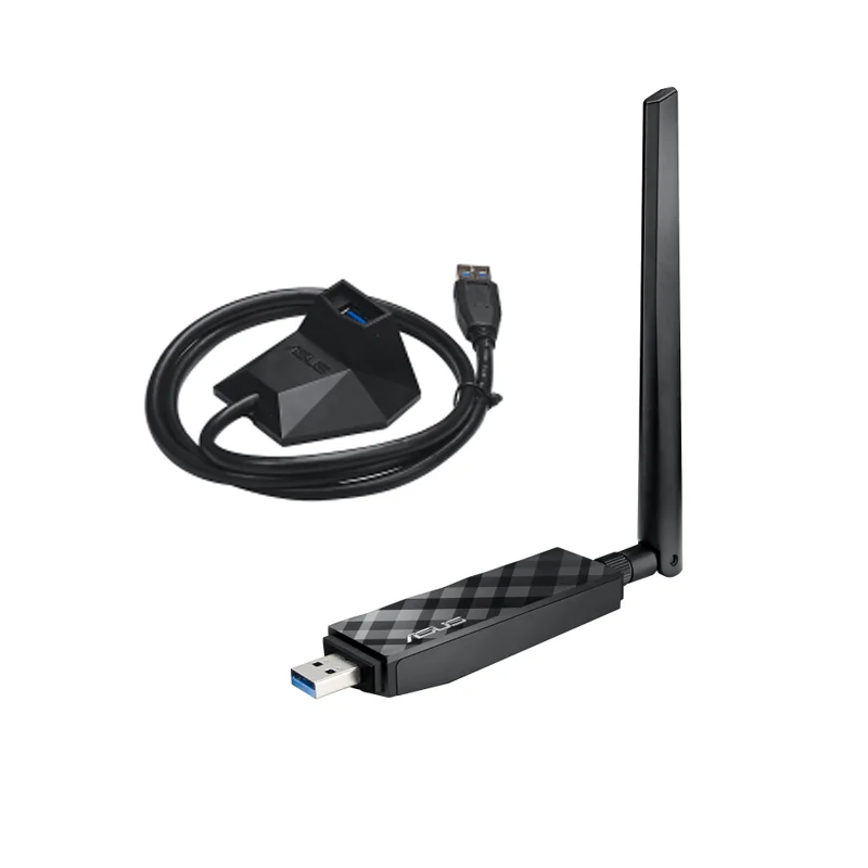 Udførelse Skubbe Finde sig i Asus 98% New USB-AC56 Series Dual-Band Wireless-AC1300 USB 3.0 Wi-Fi  Adapter _ - AliExpress Mobile