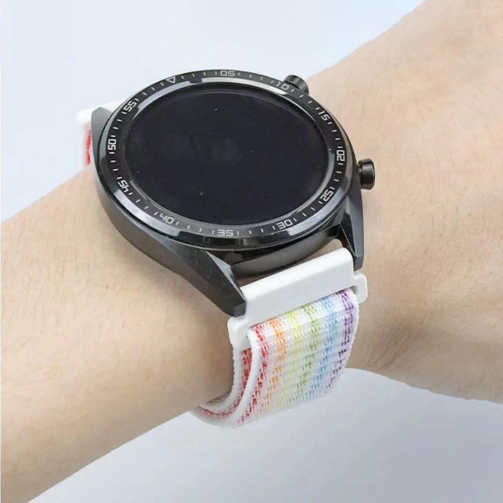 Versatile Nylon Smartwatch Strap - 20mm/22mm, Durable & Adjustable Band