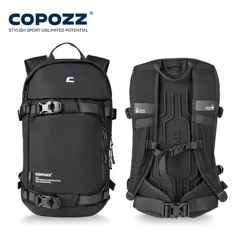 תיק גב לסקי וסנובורד COPOZZ 15L - קל, עמיד וקומפקטי מבד CORDURA