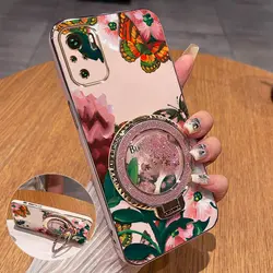 Colorful Butterflies Plating Phone Case - Redmi Note11TPro (Pink)