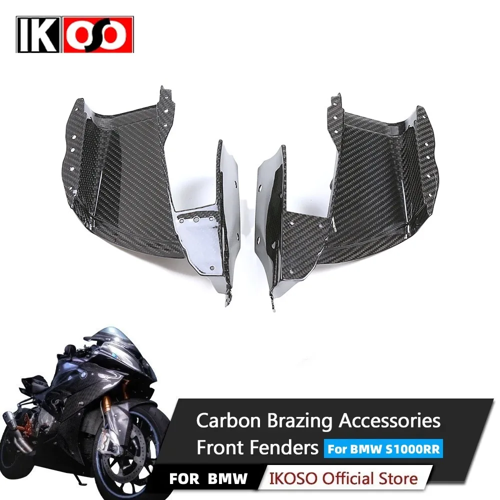 

For BMW S1000RR 2019 2020 2021 2022 2023 2024 Pure 3K Dry Carbon Fiber Intake Cover Fairing Motorcycle Modification Accessories