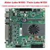NAS Alder Lake N100 / Twin Lake N150  Motherboard DDR5 SODIMM 4800MHz 16GB 4*I226 2.5G 1*DP 1*HD 2*USB3.0 6*USB2.0 2*M2_SSD NVME 1