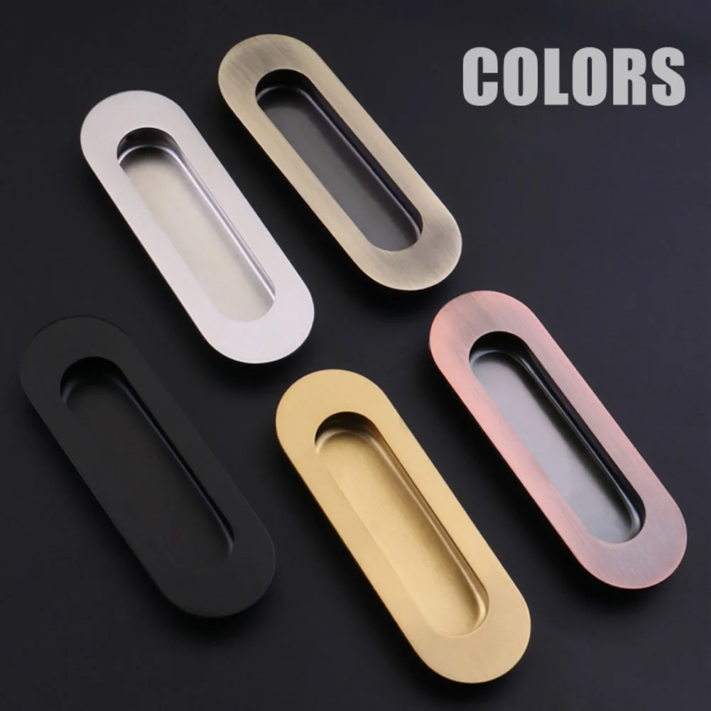 Description Picture 4 of itemConcealed Door Handle 304 Stainless Steel Sliding Door Handle Furniture Embedded Door Pull Wardrobe Cabinet Drawer Knob