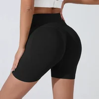 Peach Hip Lifting Sports Shorts Women High Waist Belly Slimming Running Training Quick-drying Trousers Tight Three-point Shorts - Image 6