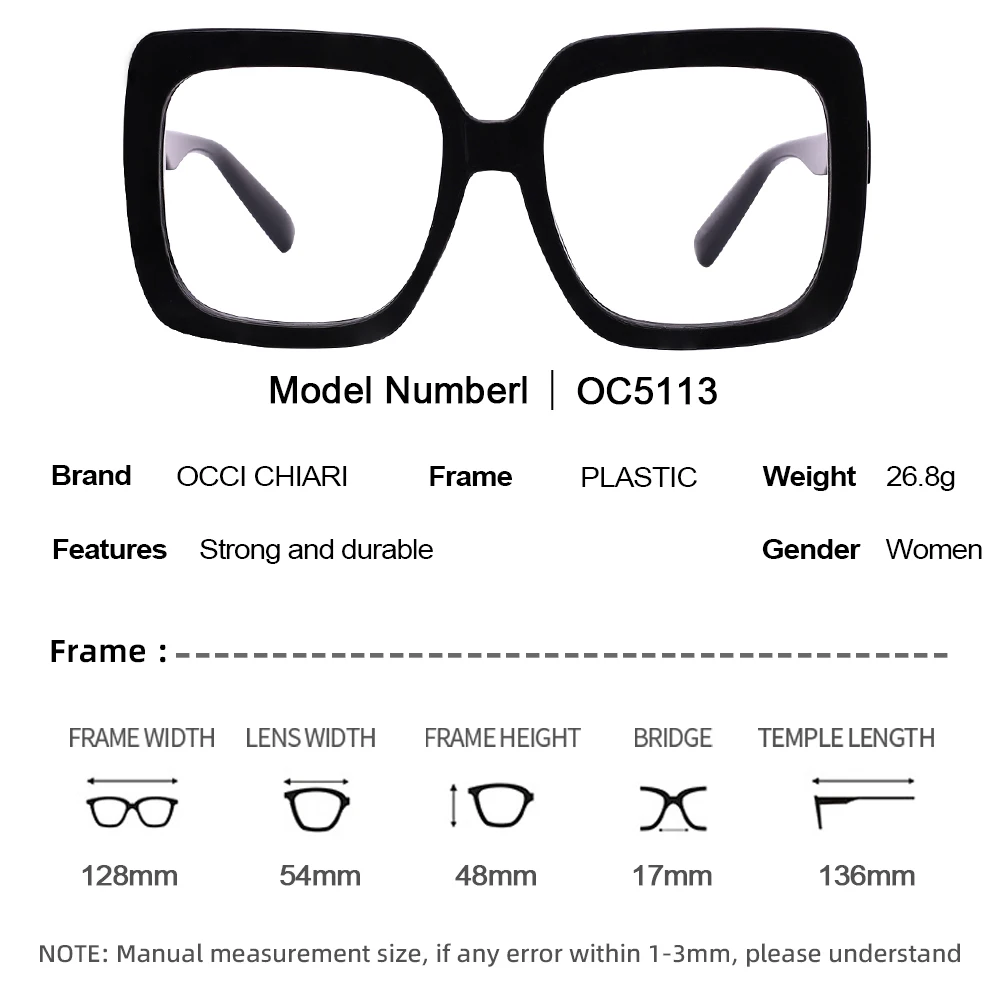 Oversized Retro Reading Glasses For Women Big Frame Readers