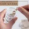 Travel Cosmetic Jar Empty Stackable Jars Loose Power Pot Eye Shadow Powder Small Portable Bottles 1