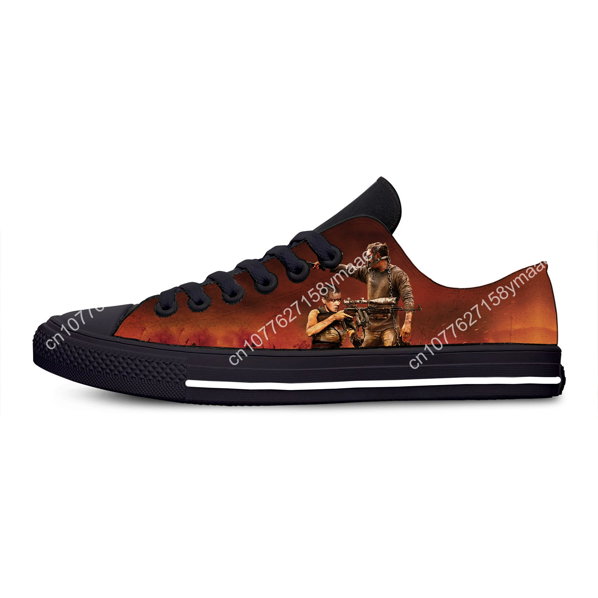 Movie Mad Max Hot Fashion Cool Funny Classic Casual Cloth Shoes Low Top Lightweight Breathable 3D Print Men women Sneakers