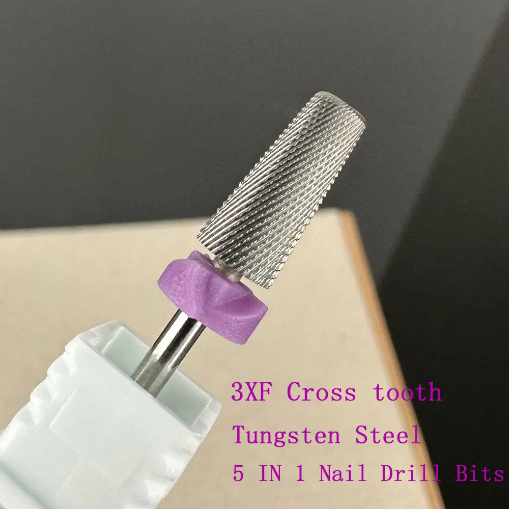 

2023 NEW Tungsten steel Nail Drill Bits Milling Cutters Cuticle Clean Tools Manicure Remove Gel Nail Drill Bit Accessory