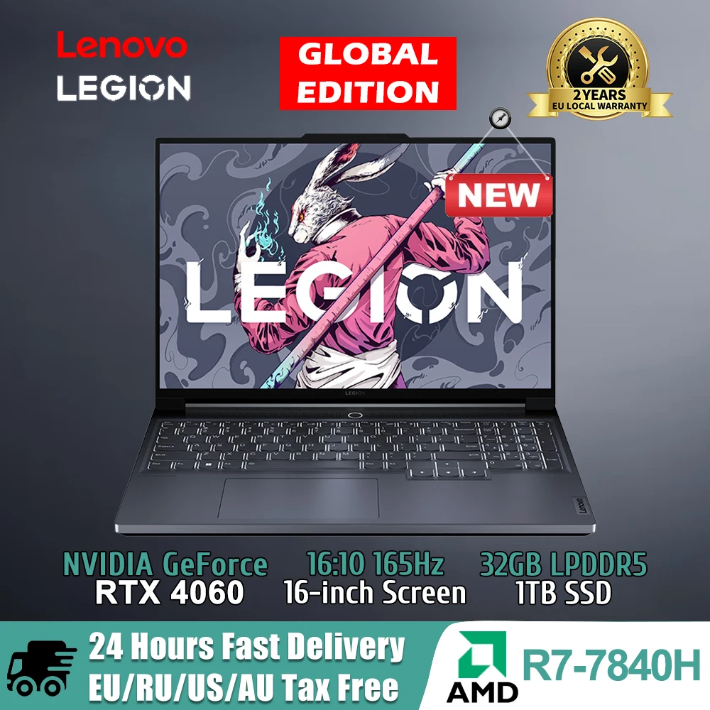 LenovoLegionR9000XEsportsGamingLaptopR77840H16GB32GRAM1TB