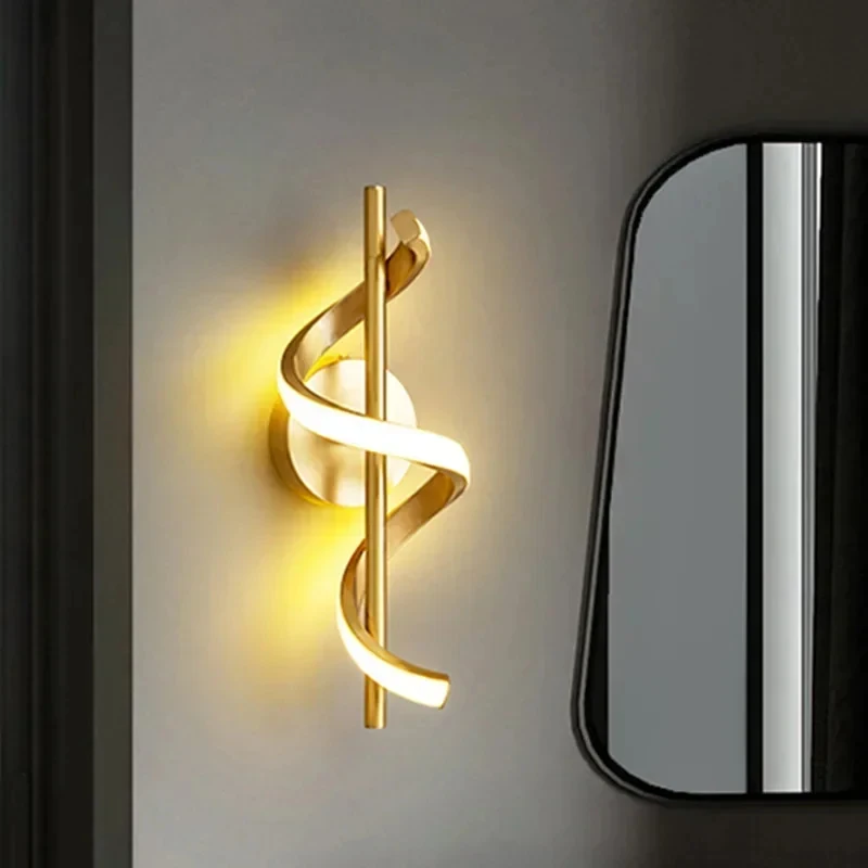 LED Wall Lamp LED Wall Lamp Nordic Bedroom Bedside Minimalist Sconce Decorative Lighting