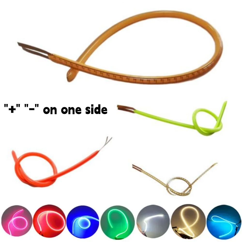 Filament LED Flexible à coupe libre pour ampoule LED, bricolage DC 3V 25mm 80mm 110mm 128mm 190mm 255mm 300mm, pièces d'ampoule Edison, Diode LED COB