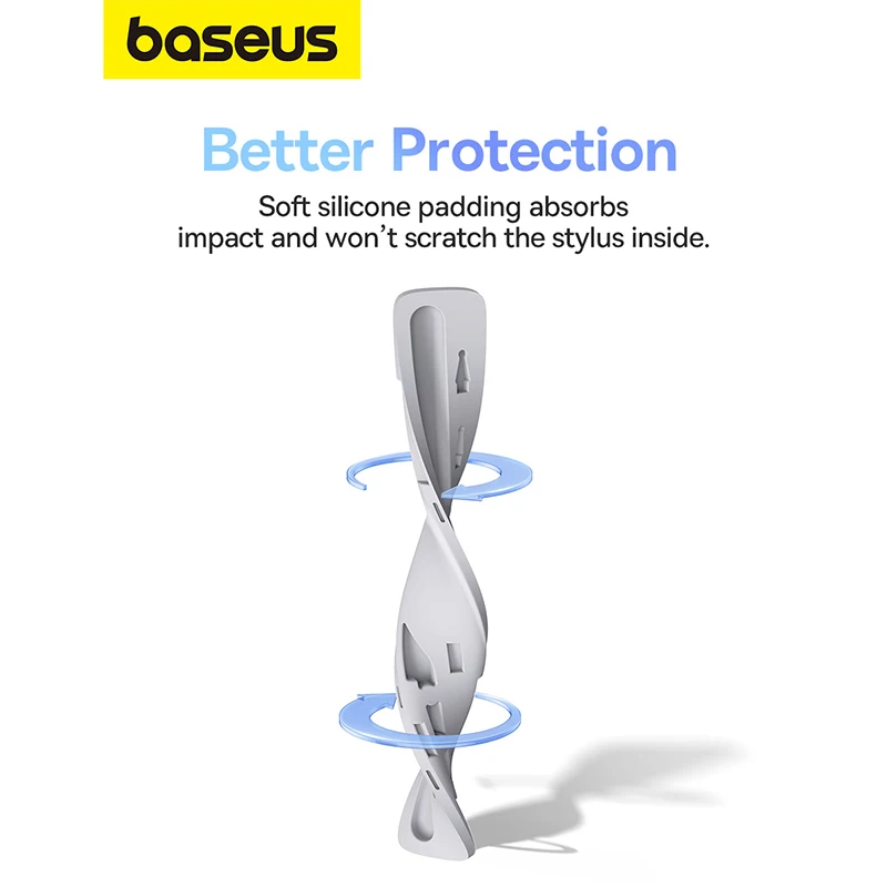 Baseus-estojo Stylus Pen Caixa de Proteção Compatível para Apple Pencil Ipad 2ª Geração 1ª Geração - Imagem 3
