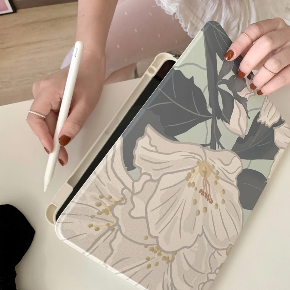 Cute Flower Tablet Case for Apple iPad