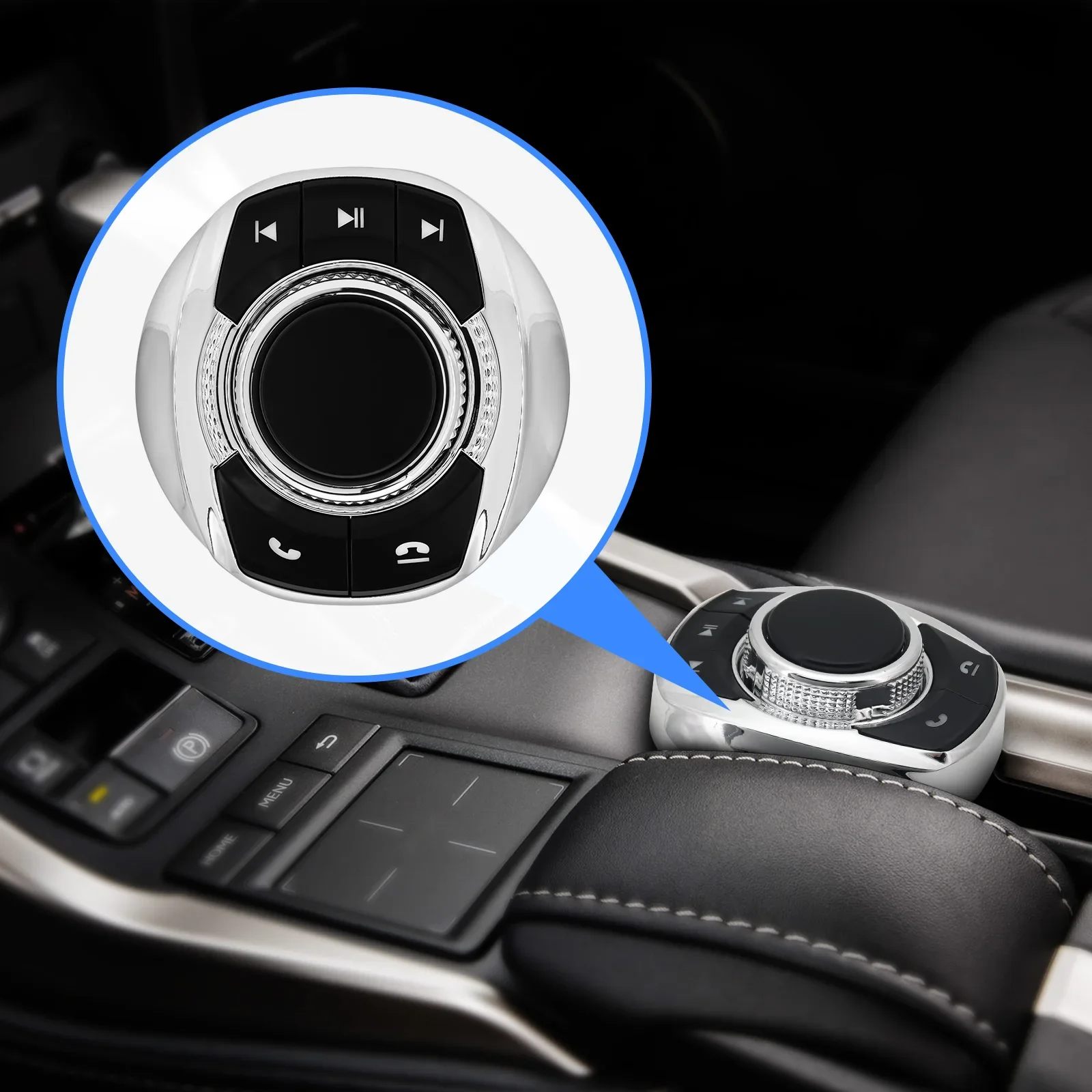 New 8 Keys Wireless Car Steering Wheel Remote Control Button Universal for Andro