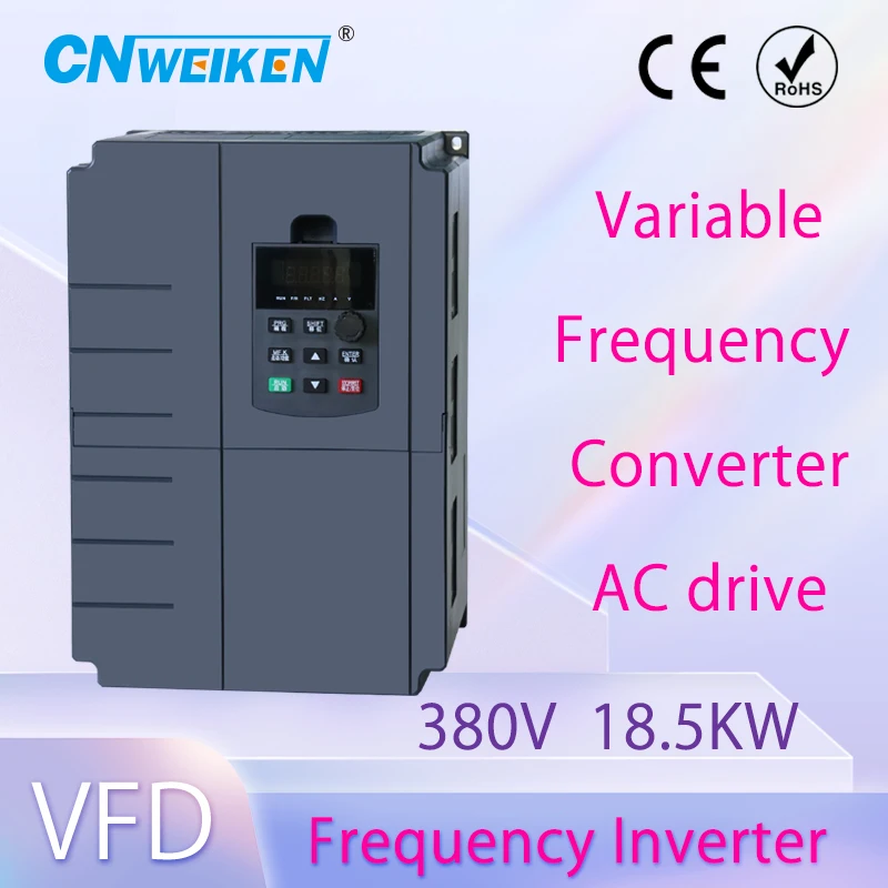 

WK600B серия VFD инвертор 380 В 15 квт-30 кВт постоянный магнит синхронный двигатель специальный преобразователь частоты для двигателя 380 В PMSW