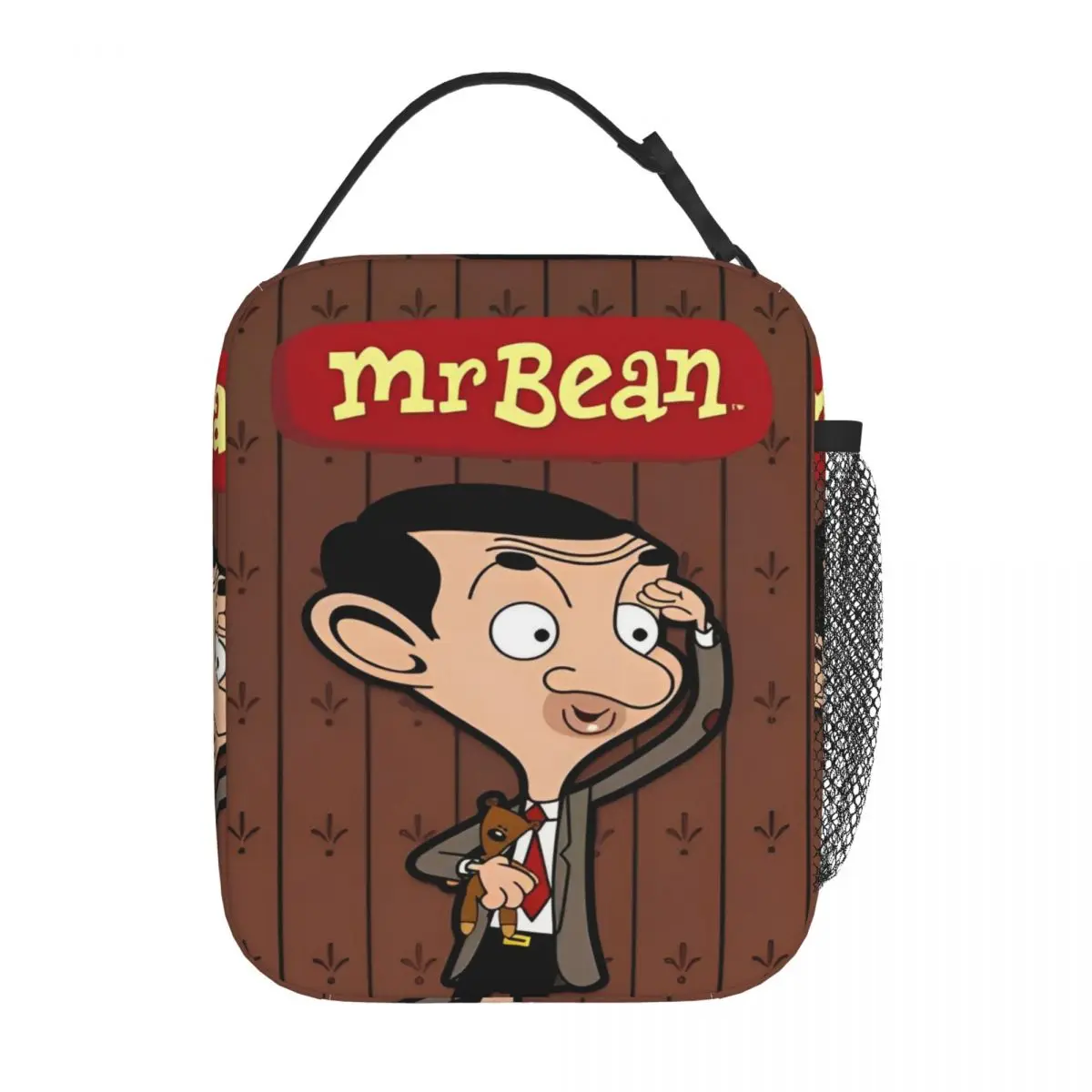 Lunch box Mr. Bean cartoon merch lunch container thermal cooler box for school lunch bag cooler bag