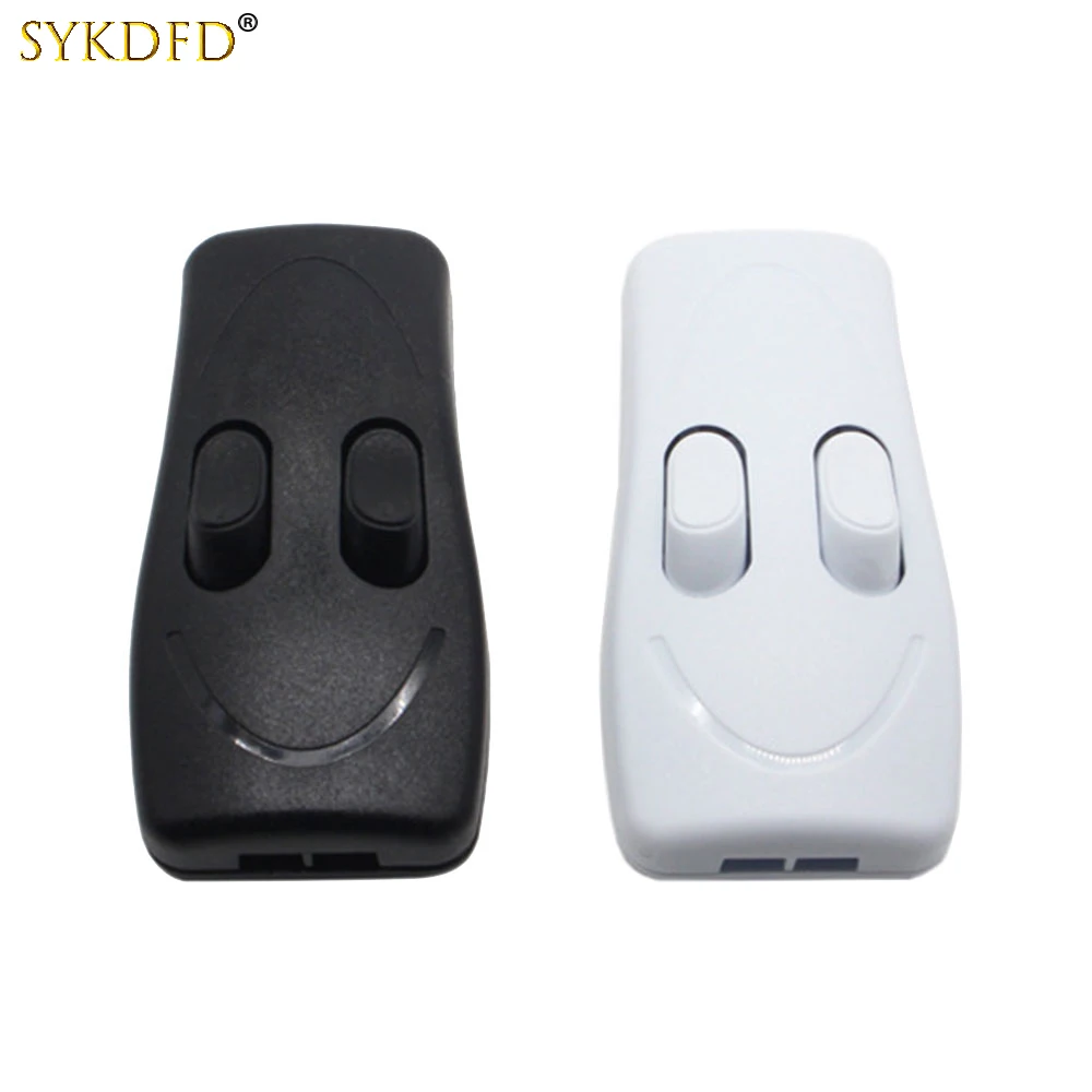 DoubleControlSwitchFloorLightTableLampPushButtonSwitchesTwobuttoninLineSwitch