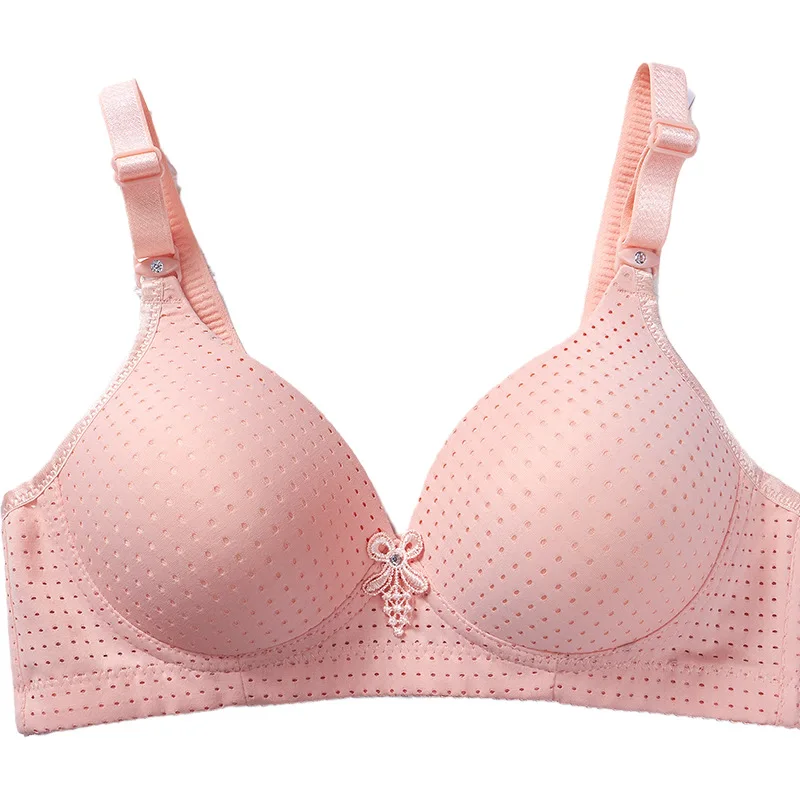 

Women Bras Female Large Size Brassiere Women Thin Brassiere Ladies Bras Without Steel Ring Female Gathered Comfortable Underwear
