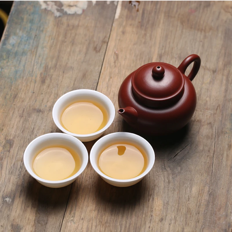 6pcs/lot 35ml Chinese Thin Kung Fu Tea Cup Set Ceramic Cups White Teaware Bowl For Tea Ceremony Chaozhou Teacup