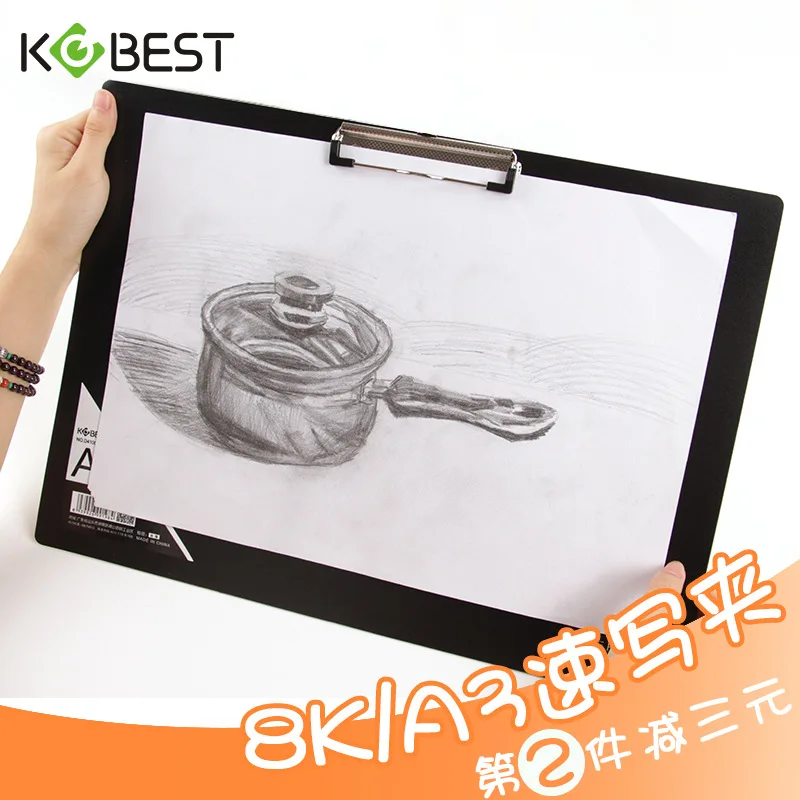 

Horizontal A3 Board Clip, Outdoor Sketch Sketch Clip, 8K Sketch Board Clip, Student Writing Pad Board, Data Clip, Double Clip
