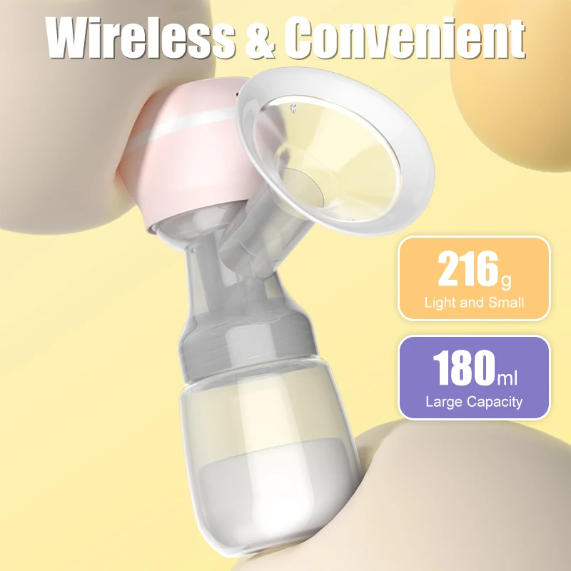 Electric Breast Pump Intelligent Integrated High Suction Breast Pump Breast Milk Postpartum Painless and Silent Breast 4