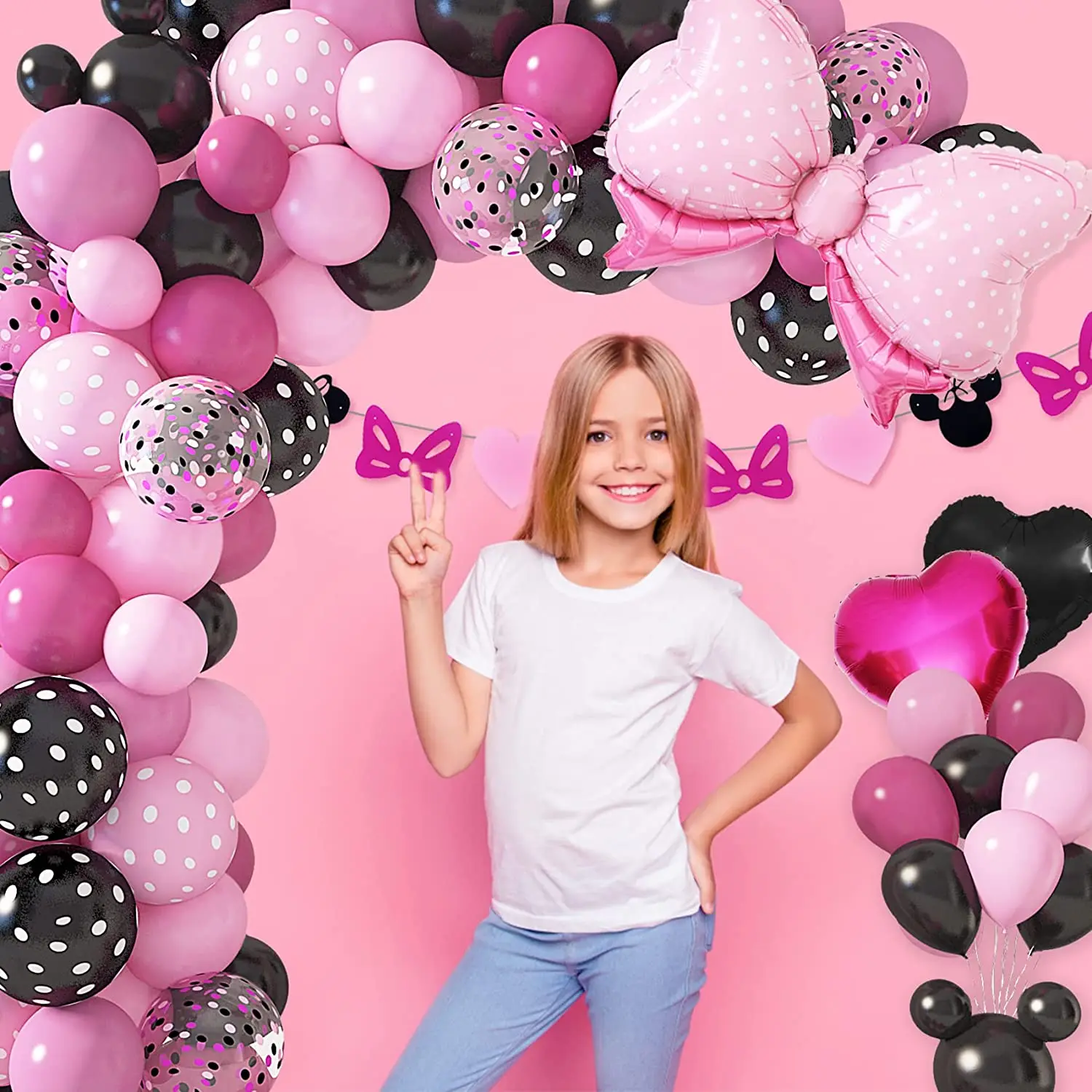 Minnie - Composition en Ballons