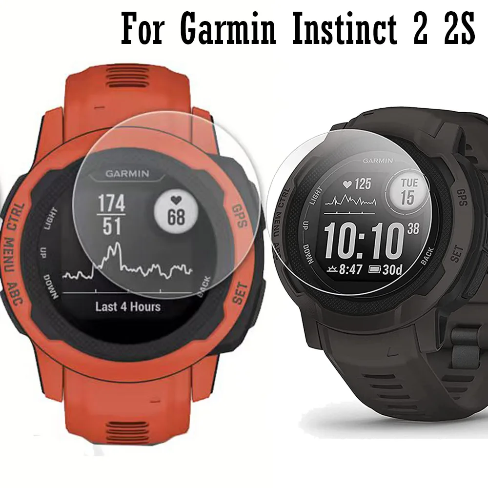 

6 шт./лот защитная пленка из закаленного стекла для Garmin Instinct 2 2S Защитная пленка для экрана с защитой от царапин HD 2.5D 9H Premium