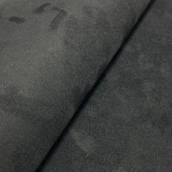 Premium Self - Adhesive Synthetic Suede Fabric for Interior Renovation and Scratch Repair (37 Black)