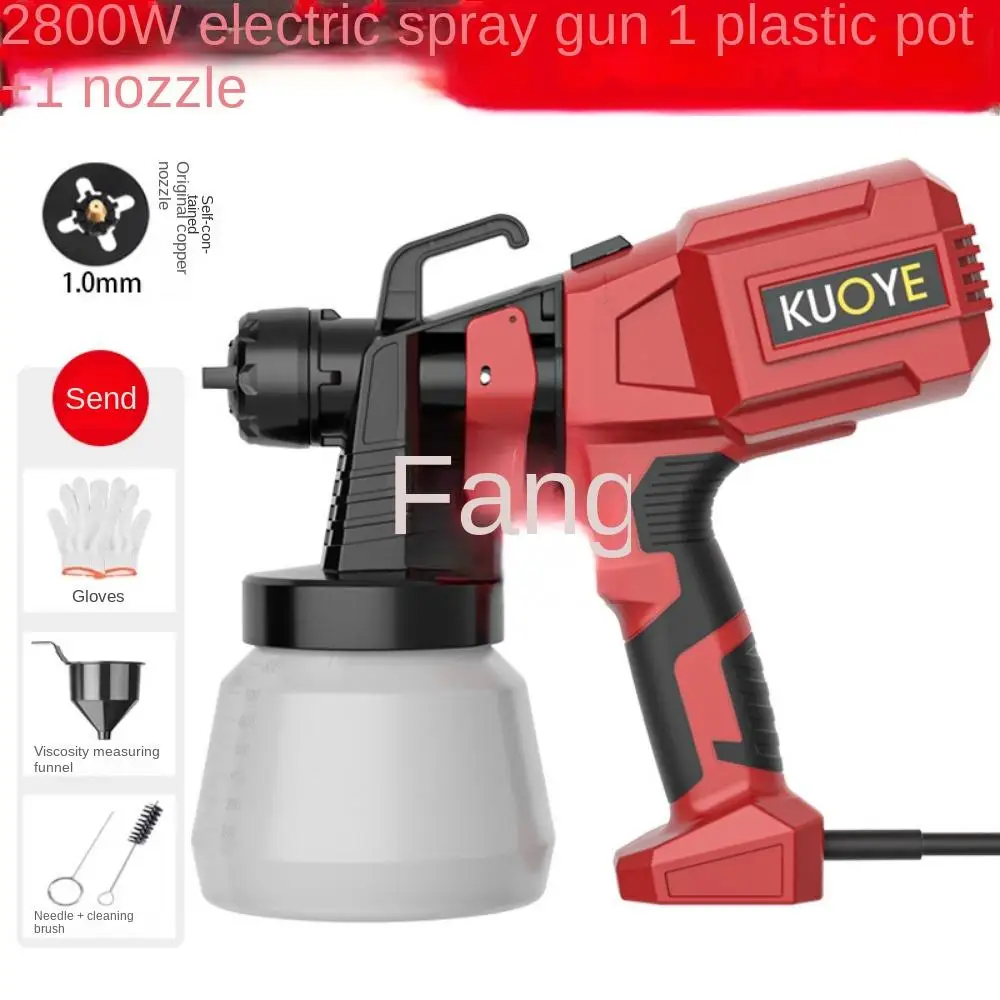 

2800W Electric Spray Gun Adjustable Nozzle 800W Household Paint Sprayer Steel Coating Easy Spraying Automatic spray gun Fences