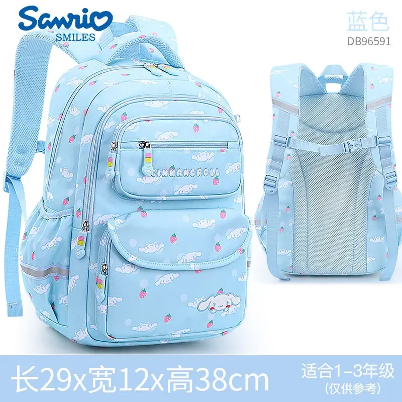 

Sanrio Anime Cinnamoroll Backpacks for Children Kawaii Toys Lightweight and Large Capacity Mochilas Aestethic Bag Student Campus