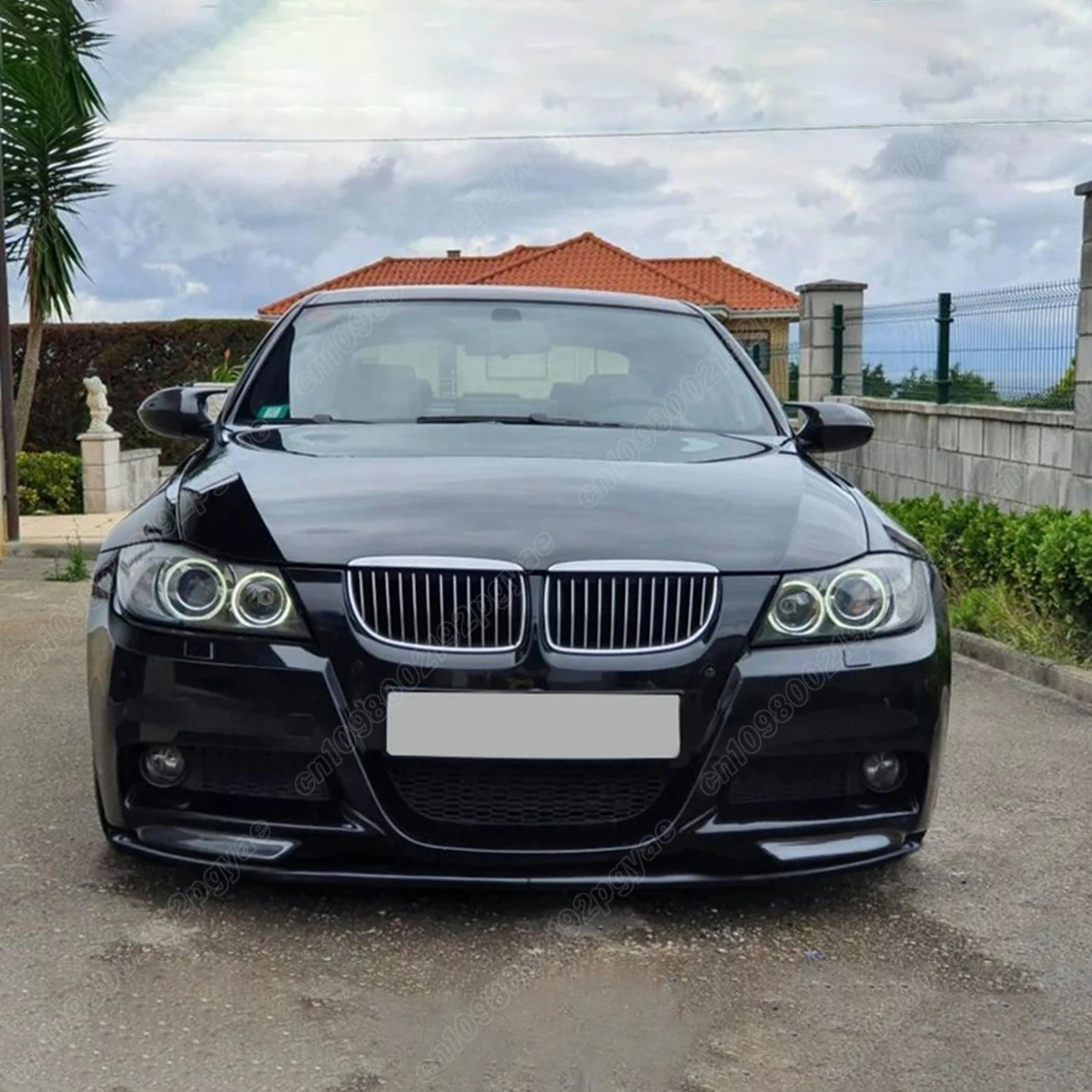 For BMW 3 Series E91 E90 2005-2008 LED Angel Eye Halo Rings Light Headlight  Bulb | eBay UK カーアクセサリー Compatible With 3 シリーズ E90 E91 320D 318D E90/E91 2004 200