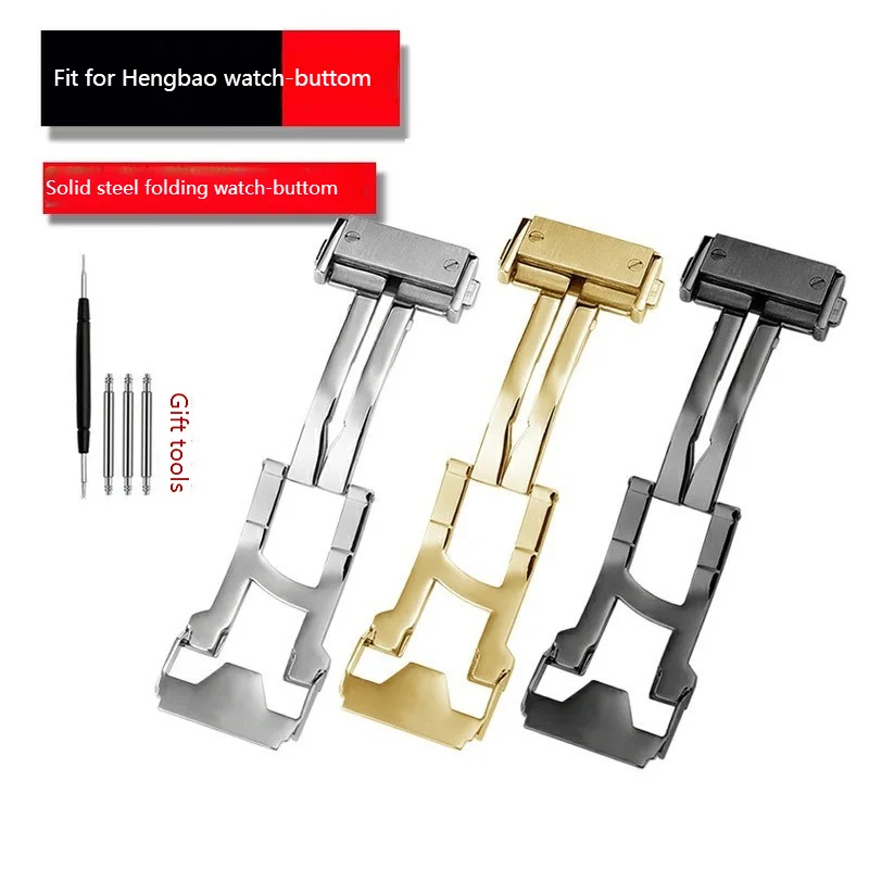 Fibbia In Acciaio Inossidabile Per Hublot Fusion Classic Big Bang King Power Series Cinturino Per Orologio Chiusura Pieghevole